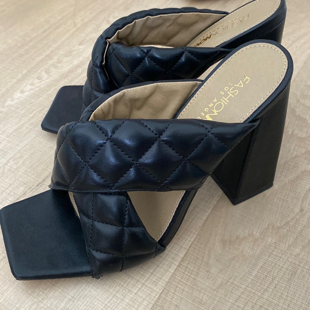 Black heels